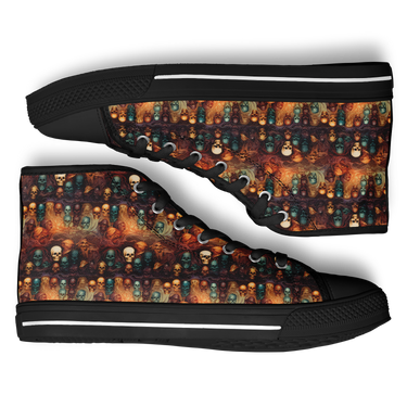 Chokefish™ Urban Peak Retro High Tops-Skulls-002